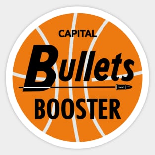 Defunct Capital Bullets Booster 1974 Sticker